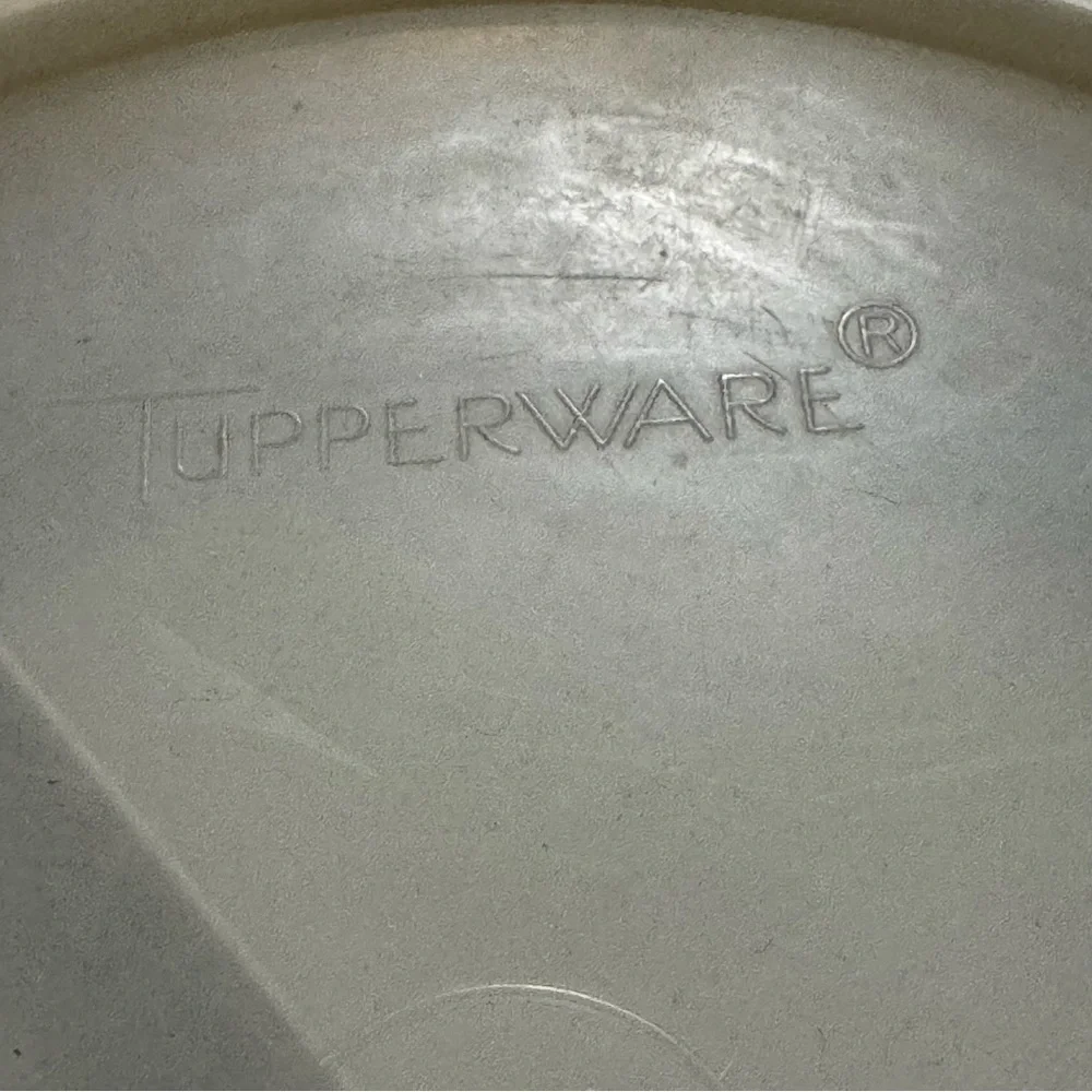 Vintage Tupperware Suzette 3 Section Divided Relish Condiment Tray #608 Complete